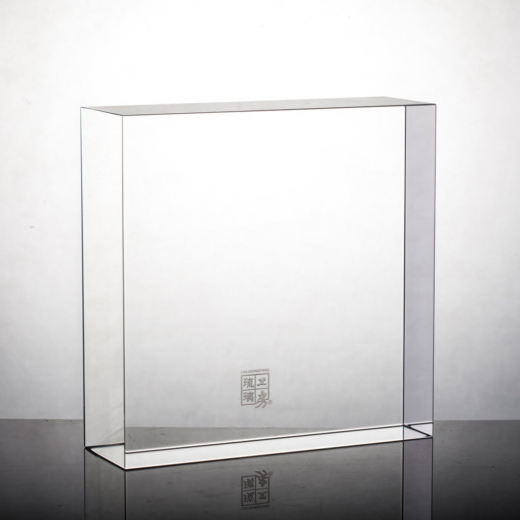 Display Base (Acrylic): 21x21x5 CM - LIULI Crystal Art