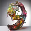 LIULI Crystal Art Horse Sculpture, The Peak of Greatness