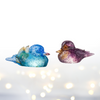 LIULI Crystal Bird, Mandarin Ducks Figurine, Soulmates