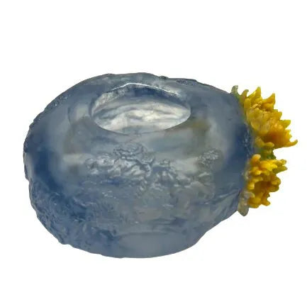 LIULI Crystal Flower, Chrysanthemum, An Autumnal Wealth of Chrysanthemum