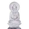 LIULI Crystal Buddha, Guanyin, Accompanied By Ease