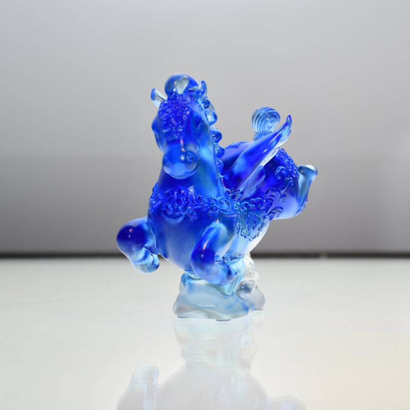Crystal Miniature Horse Figurine, Little Young Pegasus