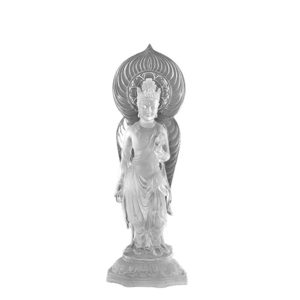 LIULI Crystal Guanyin, Lotus within The Truth of Dharma