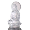 LIULI Crystal Buddha, Guanyin, Accompanied By Ease