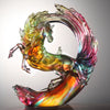 LIULI Crystal Art Horse Sculpture, The Peak of Greatness