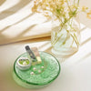 LIULI Crystal Plates Tableware, Lunar Flowers