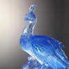 LIULI Crystal Bird, Peacock, Divine Splendour