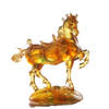 LIULI Crystal Art Horse Sculpture, Exultation