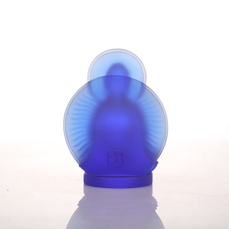 LIULI Crystal Buddha, Medicine Buddha, The Faithful Guardian of all Wishes