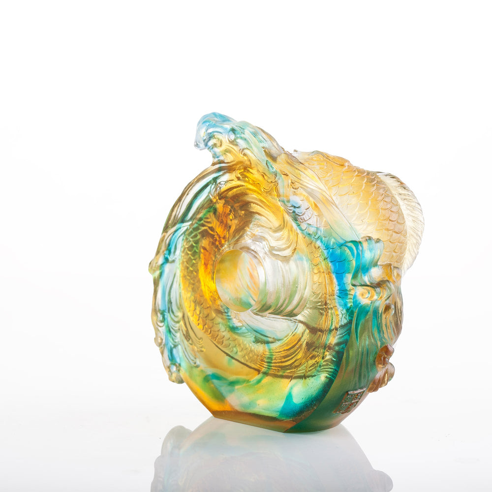 Liu Li Crystal LIULI Crystal Fish, Koi fish, Incomparable – LIULI Crystal Art - Singapore