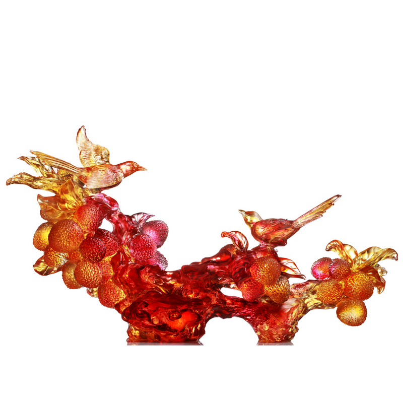 LIULI Crystal Ruyi, Feng Shui with Magpie, The Fullest Beauty