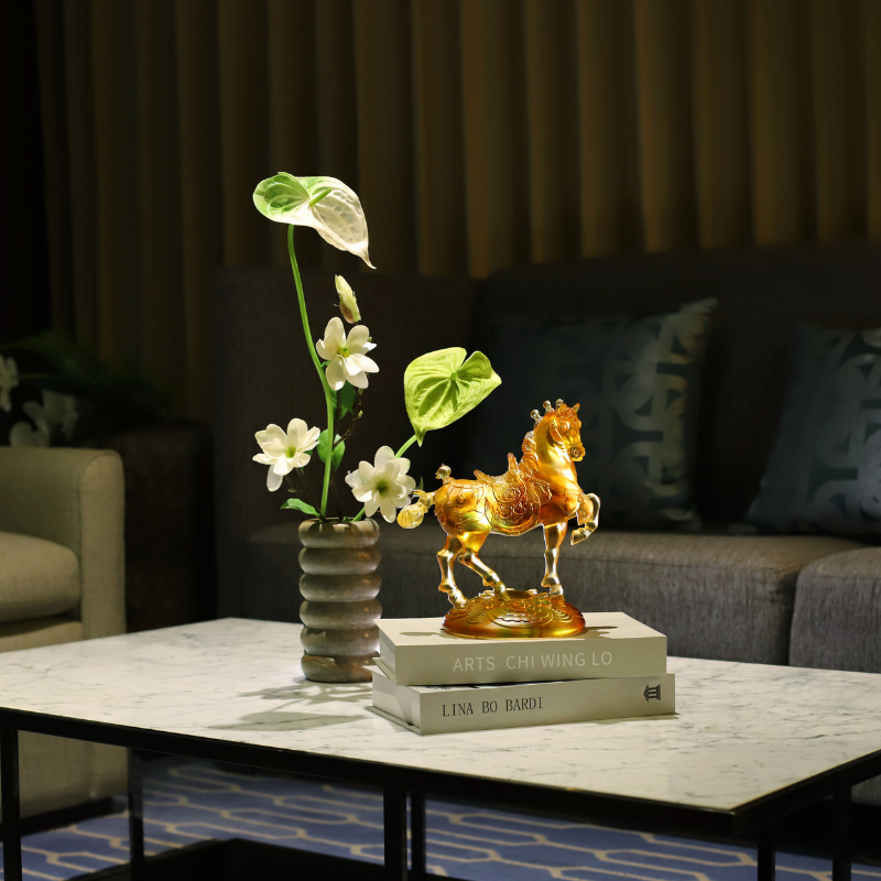 LIULI Crystal Art Horse Sculpture, Exultation – LIULI LIULI Crystal Art Horse Sculpture, Exultation – LIULI