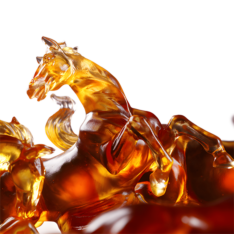 LIULI Crystal Art, The Horse of Fire, Blaze