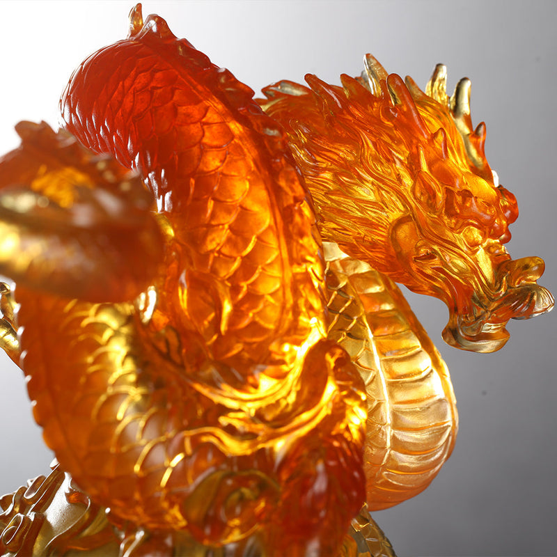 Crystal Art Mythical Dragon, GuardianAzure Dragon of the East, Rise o