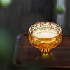 LIULI, Crystal Sake Glass, Shot Glass (Set of 2), Always the Right Time-Loquat