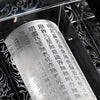 9cm H LIULI Crystal Prayer Wheel, Heart Sutra on LIULI Prayer Wheel,Living In Peace (Special Edition)