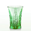 Crystal Floral Vase, In the Presence of Spring-Lovely Bamboo Shadows