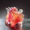 LIULI Crystal Tiger Figurine, The Power of Happiness