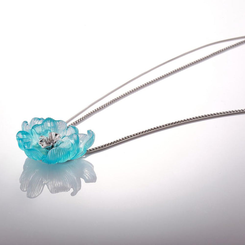 '-- DELETE -- Necklace, Pendant - Dance of Solitude - LIULI Crystal Art