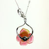 '-- DELETE -- Pendant Necklace (Eternity Love) - Liuli Rose - LIULI Crystal Art