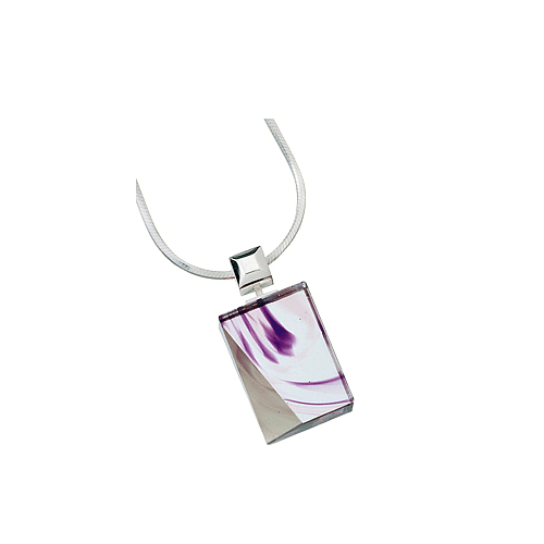 '-- DELETE -- Necklace - Remembering Georgia O'Keeffe I - LIULI Crystal Art