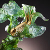 Crystal Pine, Fish, 24K Gold Leaf, A Window into Zhuangzi’s World-Evergreen Prosperity