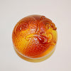 '-- DELETED -- Crystal Paperweight, This World is Round, Dragon of the East: Dawn - LIULI Crystal Art