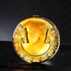 Crystal Paperweight, Mythical Creatures, Tiger of the West: Independent - LIULI Crystal Art