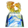 '-- DELETE -- Fish Figurine (Opportunity) - "Vitality Created Together" - LIULI Crystal Art