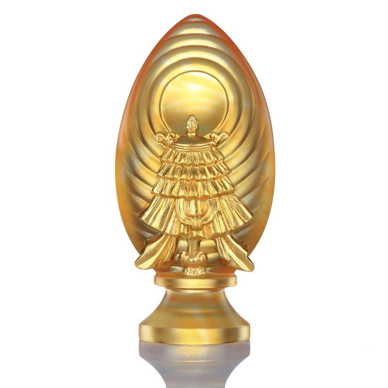 Crystal Feng Shui, Eight Auspicious Offerings, Victory Banner-Auspices Far and Wide - LIULI Crystal Art