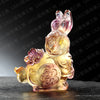 LIULI Rabbit, Crystal Bunny, Fortune, Content Rabbit, Wishes of Joy and Fortune