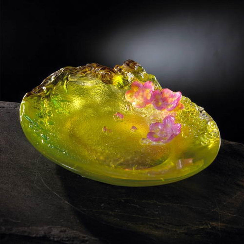 Crystal Flower, Flower of the Month, Plum Blossoms-January - LIULI Crystal Art