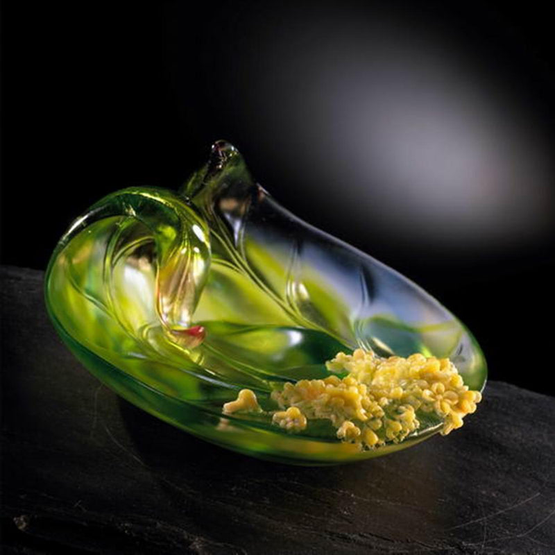 Crystal Flower, Flower of the Month, Sweet-scented Osmanthus-August - LIULI Crystal Art