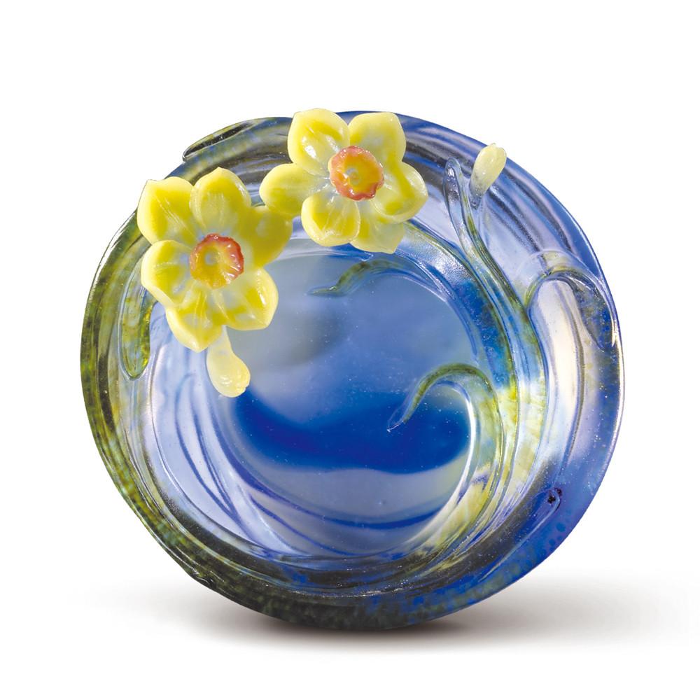 Crystal Flower, Flower of the Month, Narcissus-December - LIULI Crystal Art