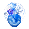 Crystal Flower, Magnolia, World of Beautiful Compassion - LIULI Crystal Art