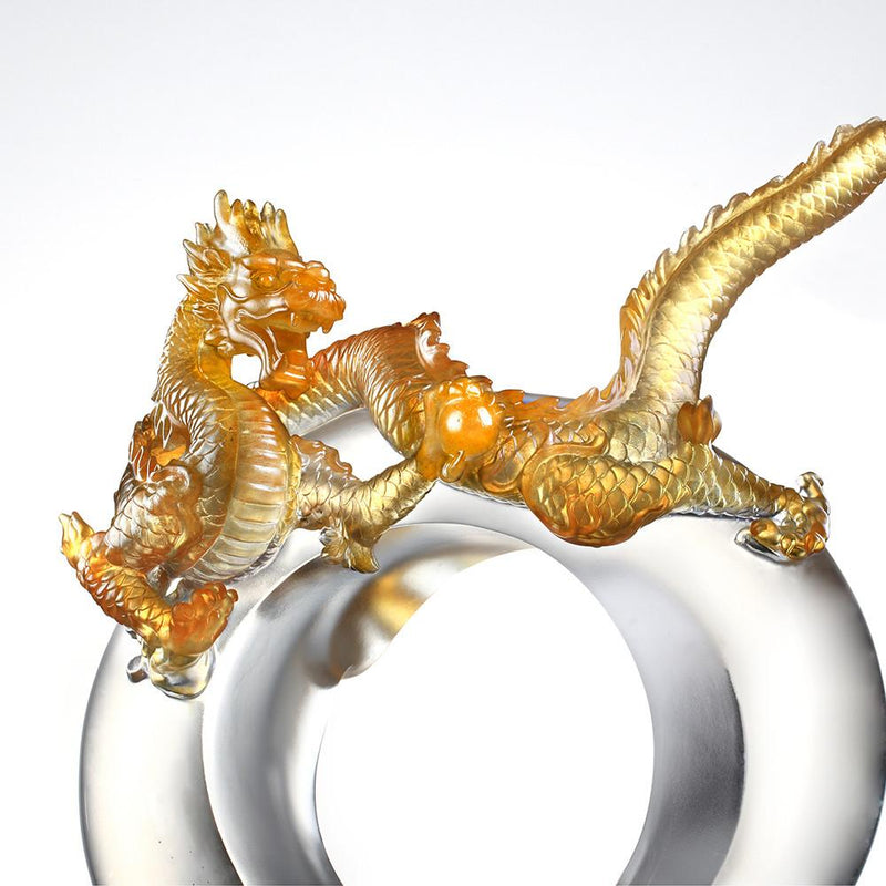 Dragon in Motion (Hope) - Odyssey Across Heaven and Earth - LIULI Crystal Art