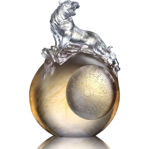 Crystal Animal, Tiger, Guardian, White Tiger of the West-Roar of the T ...