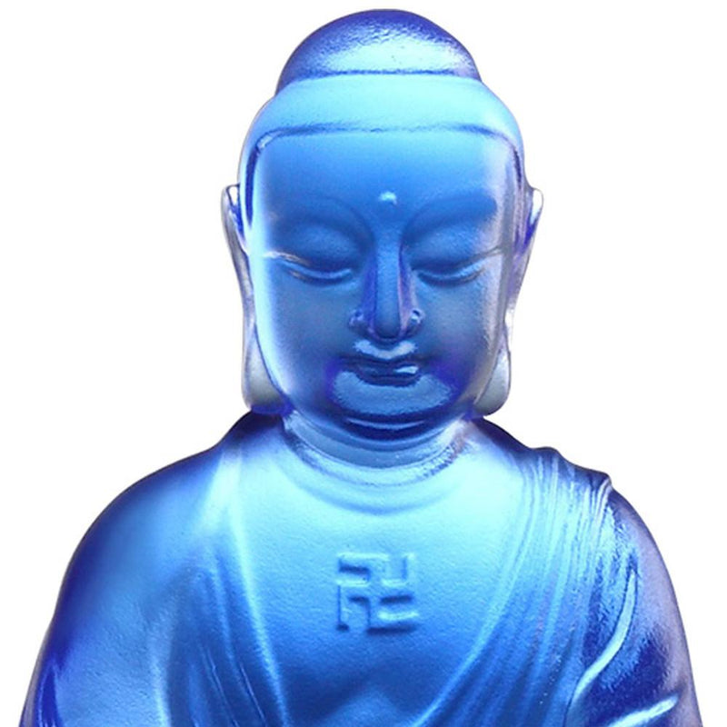 Crystal Art Buddha, Medicine Buddha, The Guardian of Peace - LIULI Crystal Art