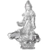 Crystal Buddha, Guanyin, Light Exists Because of Love-Rain of Truth, a Compassionate Heart - LIULI Crystal Art