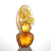 Crystal Sculpture, Hulu Gourd, Fish, Source of Abundance