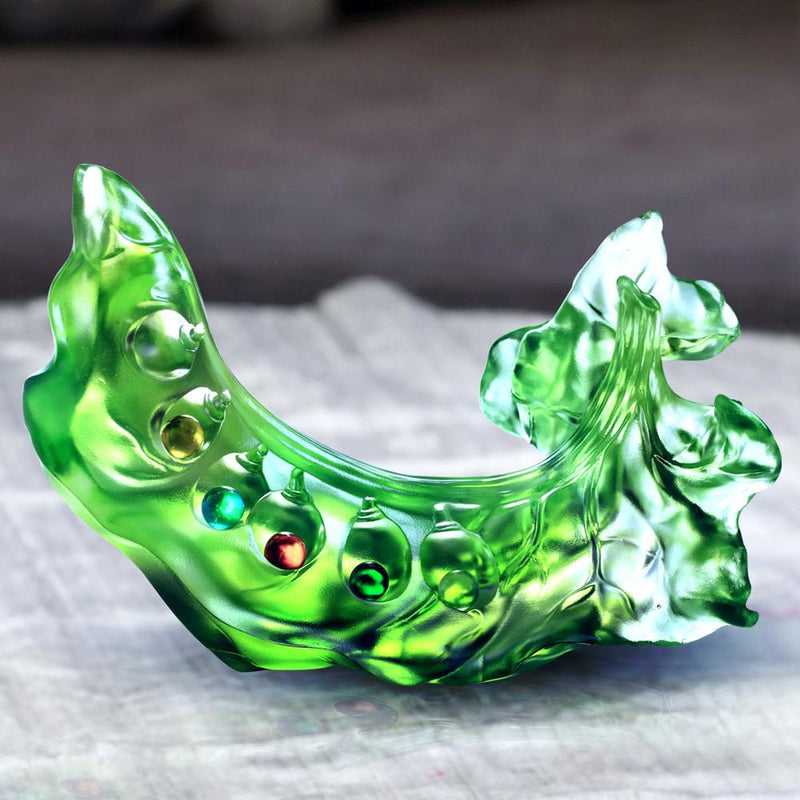 '-- DELETE -- Crystal Pea, Kitchen Decor, Beauty Within - LIULI Crystal Art