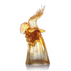 LIULI Crystal Eagle, Aligned with the Light, I am Amplified