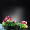 '-- DELETE -- Crystal Flower in Ruyi Shape, Eternal Spring of a Million Flowers - LIULI Crystal Art