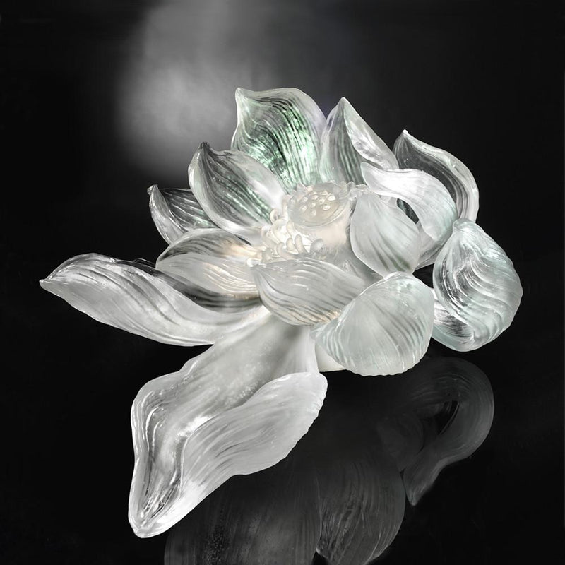 '- Crystal Flower, Lotus, The Proof of Awareness-Lotus Consciousness (Collector's Edition) - LIULI Crystal Art