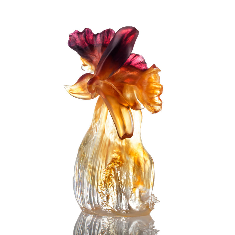 LIULI Crystal Flower, orchid, The Original Source
