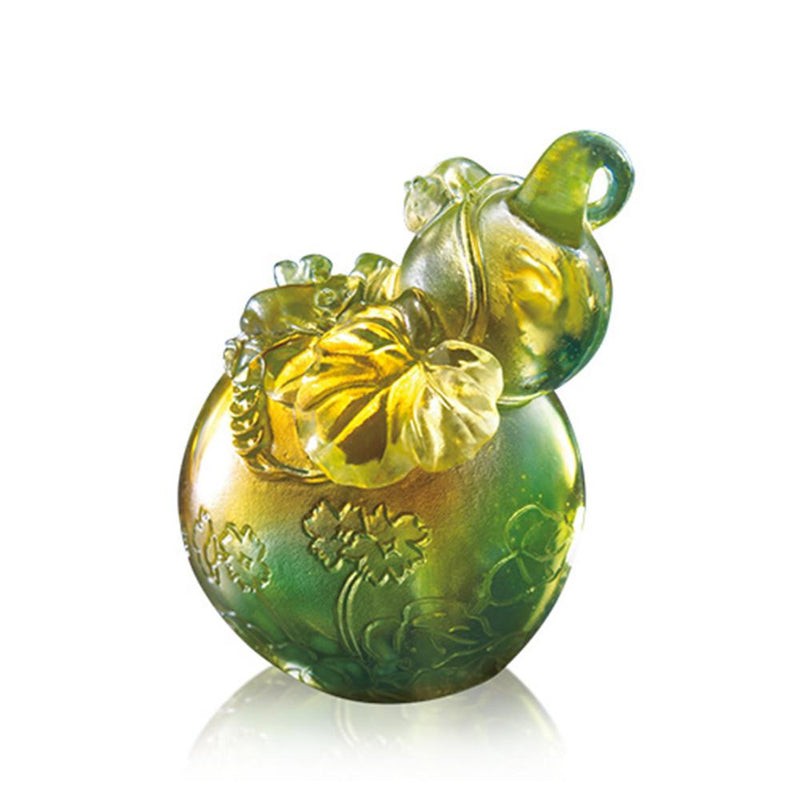 Crystal Gourd & Mouse, Hulu, Our Happiness - LIULI Crystal Art