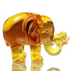 Crystal Animal, Elephant, A Push Forward the Fortune - LIULI Crystal Art