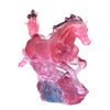 The Vast Sky (Invincible) - Crystal Horse Figurine - LIULI Crystal Art