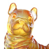 '-- DELETE -- Crystal Animal, Dog, Heads Up! - LIULI Crystal Art