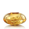 '- Snack Tray (Large) - Bliss of Moon and Chrysanthemum - LIULI Crystal Art